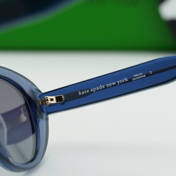 Kate Spade CRYSTAL/S 0PJP 9O Cat Eye Sunglasses - Blue/Grey main image 4